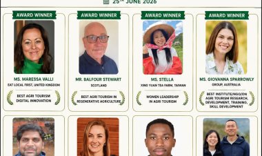 Winners Announced for the 19th World Agri Tourism Awards 2026 Global Agriculture & Rural Development Desk