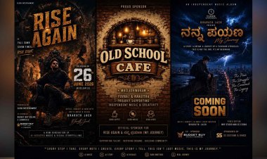 Bharath Jack Announces Upcoming Independent Music Albums – Rise Again & ನನ್ನ ಪಯಣ (Nanna Payana) with Old School Cafe Malleshwaram