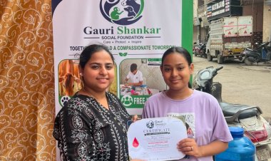 Ujjwal Baluja-Led Gauri Shankar Social Foundation Organises Blood Donation Camp in Vishnu Garden to Strengthen Community Healthcare