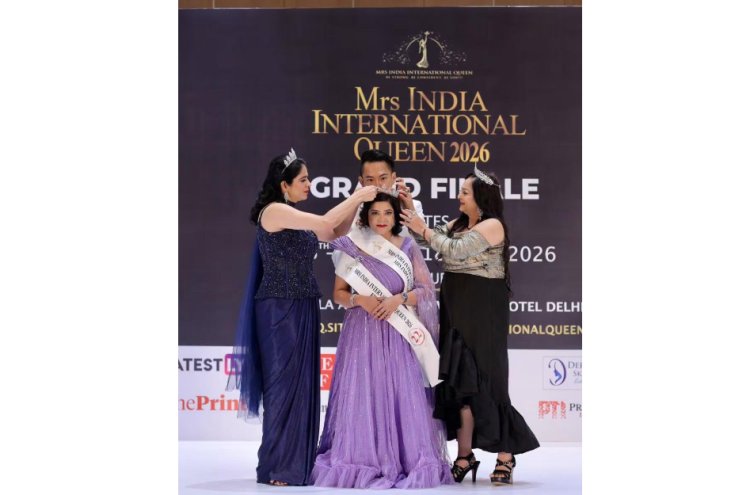 Sallonii Kapoor Vinayak Crowned Mrs. India Renaissance at Mrs. India International Queen 2026, Bringing Home Baking and Teaching Background to the Pageant Stage