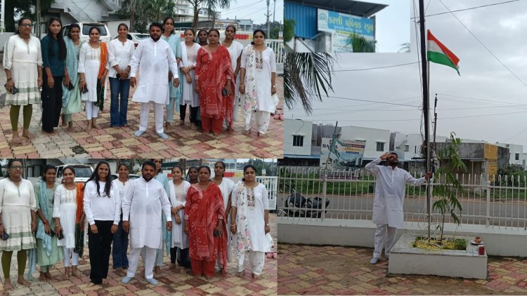 Glorious celebration of 80th Independence Day at Karni Public School: Special presence of Jagdish Chandra Bariya as the chief guest