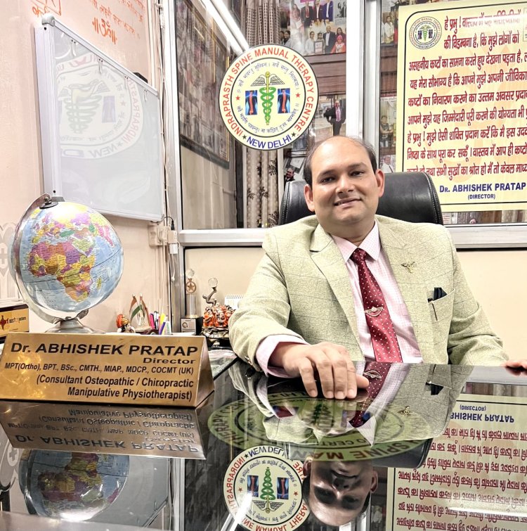 Dr. Abhishek Pratap Singh: A Distinguished Journey in Spine Care, Rehabilitation and Service